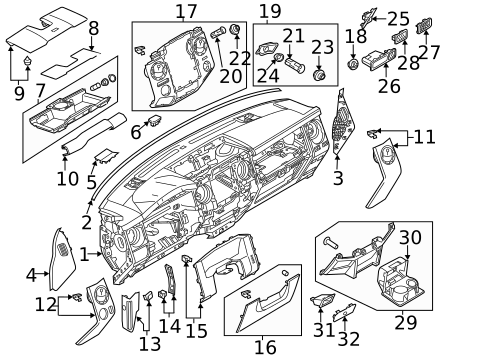 Instrument Panel for 2015 Ford F-350 Super Duty #0