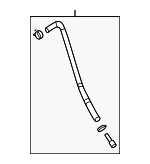 PX281520Z - Cooling System: Water Hose for Mazda Image