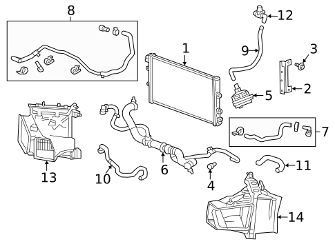 Intercooler for 2018 Cadillac CTS #0