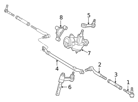 Steering Gear & Linkage for 1998 Ford Expedition #1