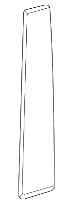 822D36RR0A - Body: Front Applique for Nissan: Rogue Image