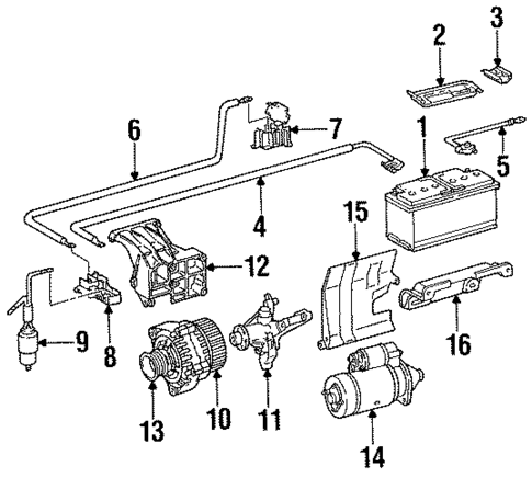 Battery for 1993 Mercedes-Benz 600 SEC #0