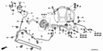 53728SDBA01 - Chassis: CLIP, RETURN PIPE for Honda Image