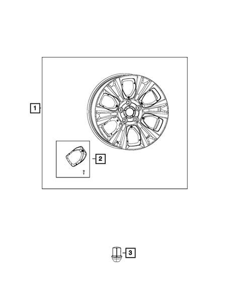 Wheels, Tires and Hardware for 2015 Ram 1500 #1