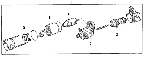 Starter for 2001 Toyota Highlander #0