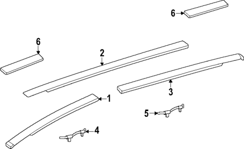 Exterior Trim - Roof for 2023 Subaru Solterra #0