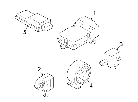 Air Bag Components for 2019 BMW 750i xDrive #1