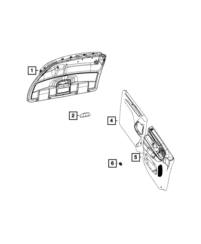 1ET06LTUAD - Electrical: Door Lamp for Mopar Image