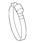 N0245056 - Engine: Intake Hose Clamp for Audi: A4, A4 Quattro, A5, A5 Quattro, A6, A6 Quattro, A8 Quattro, RS6 Avant, RS7, RS7 Sportback, S6, S7, S8 Image