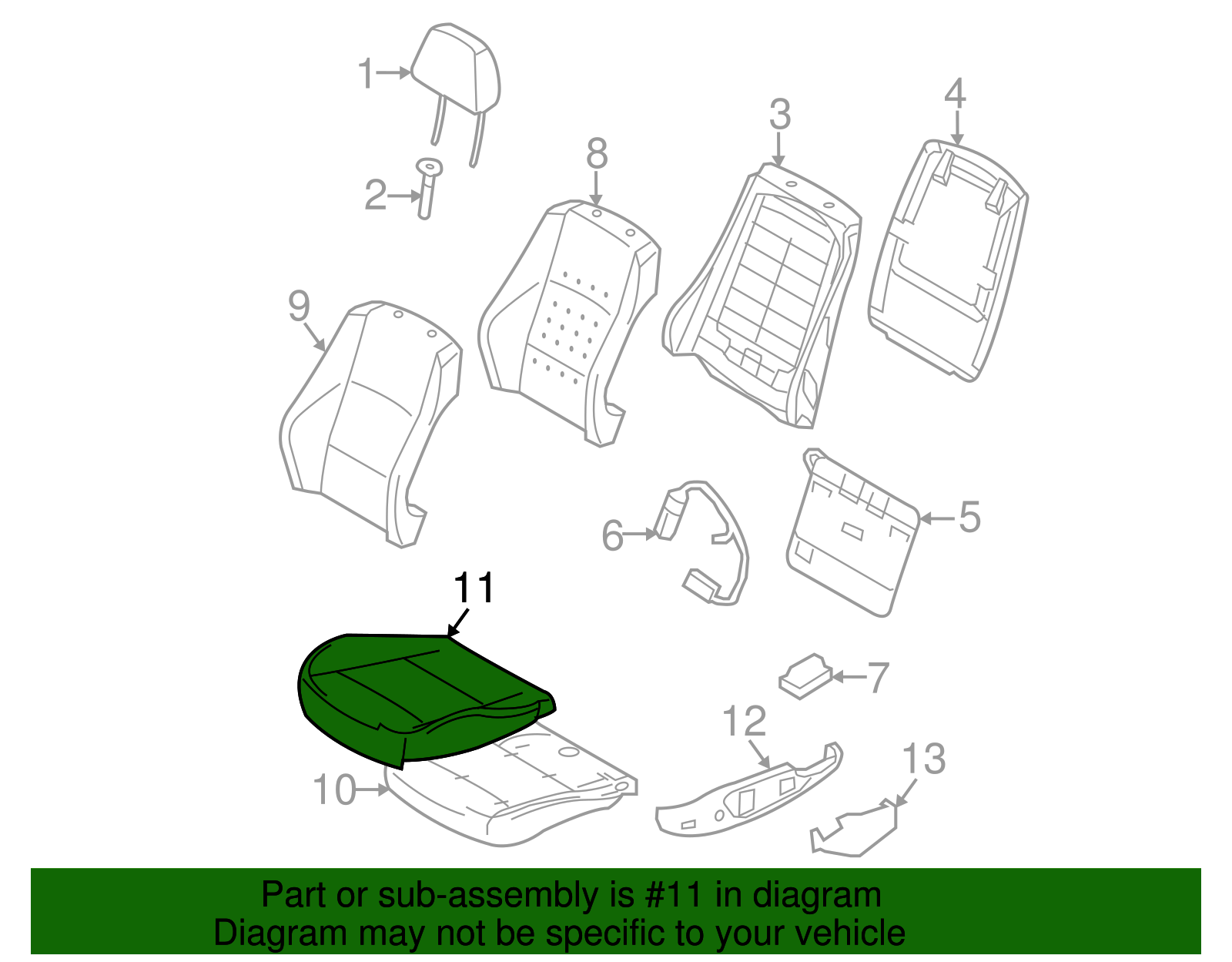 Cushion Cover - BMW (52-10-7-235-675)