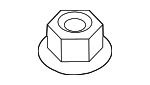 33306760349 - Suspension: Suspension Control Arm Nut for BMW Image