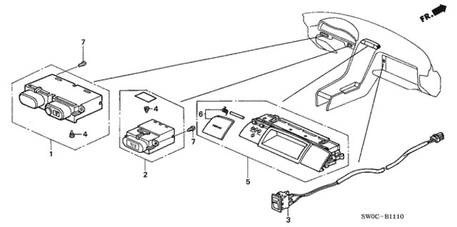Switch for 2004 Acura NSX #0