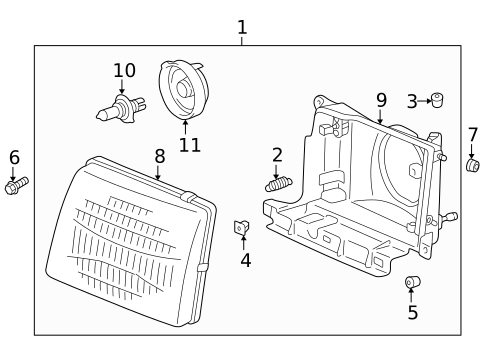 Bulbs - Chassis for 2000 Toyota Tacoma #0