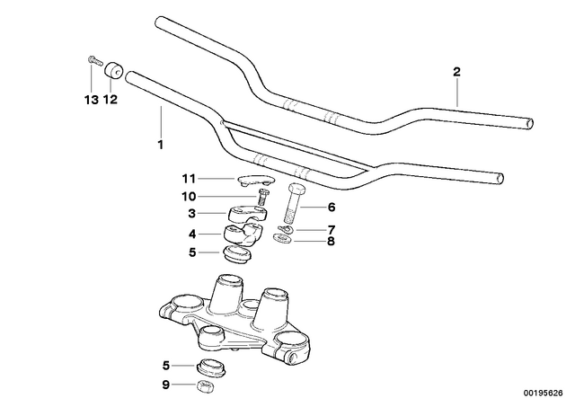 7119900525 - Steering: Hex Bolt - M10X80 for BMW-Motorrad Image
