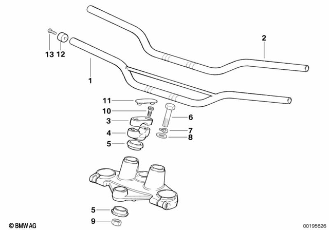7119900525 - Steering: Hex Bolt - M10X80 for BMW-Motorrad Image