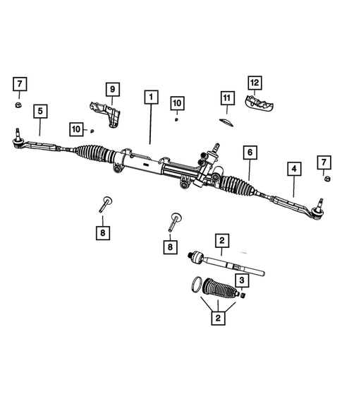 Steering Gear for 2019 Dodge Charger #0
