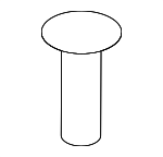 1245105163 - Body: Inst Panel Speaker Screw for Hyundai Image