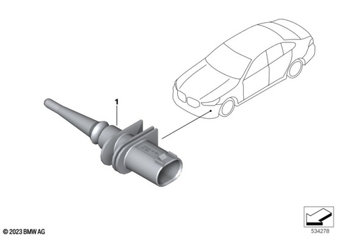 Temperature Sensor for 2023 BMW M5 #0