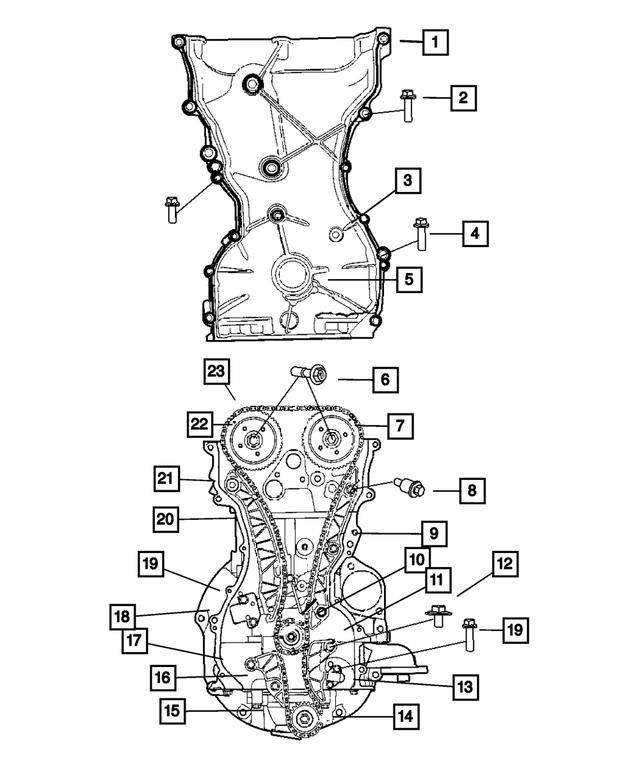 « 6102258AA – Engine 2.4L Four Cylinder : Bouchon pour Mopar Image »