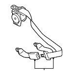 84906808305PK - Electrical: Center Belt Assembly for Suzuki Image