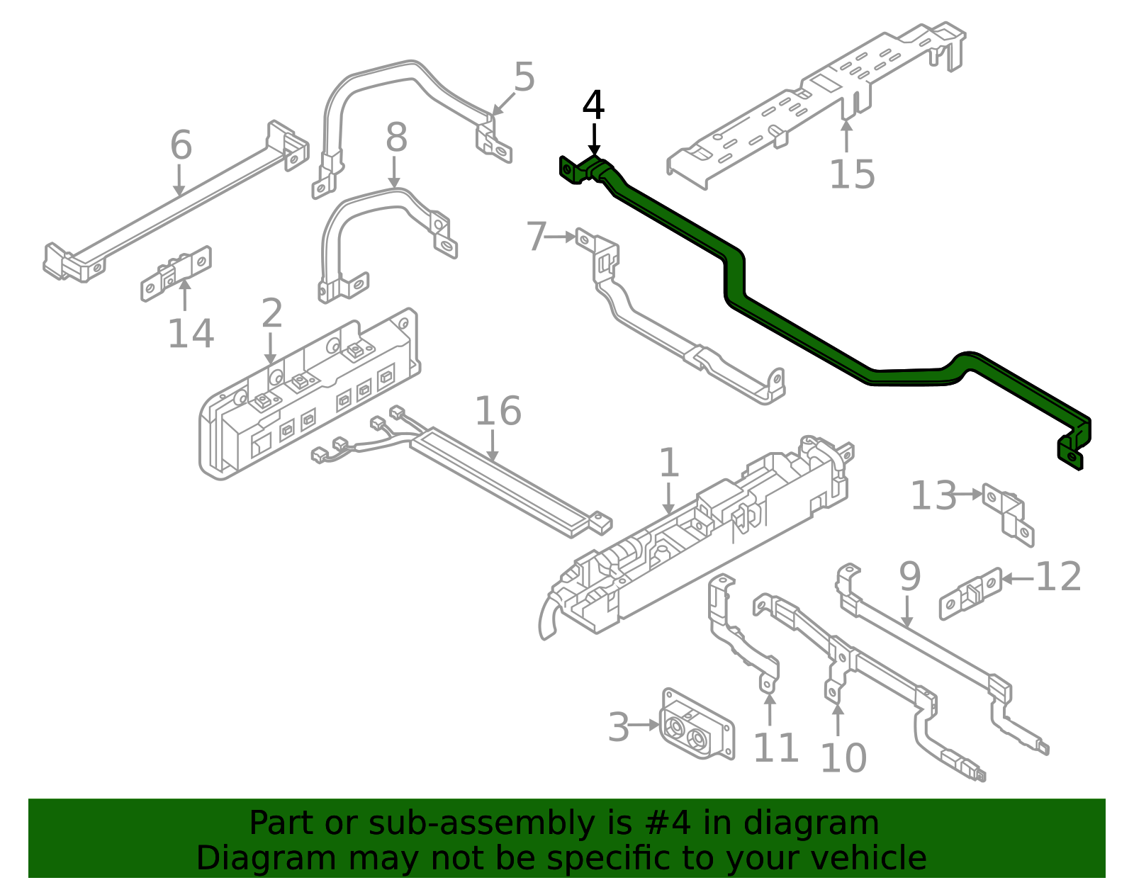 2023 Land Rover Range Rover Bus Bar LR165528 | OEM Parts Online