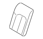 89350C1500 - Body: Seat Back Pad for Hyundai Image