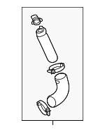 282862GTA1 - Cooling System: Outlet Tube for Kia: Sorento Image