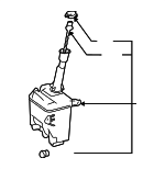 8531521020 - : 2005-2010 Scion tC - Washer Reservoir for Scion: tC Image
