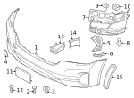 7149126885 - Body: Support Panel Bolt for BMW Image