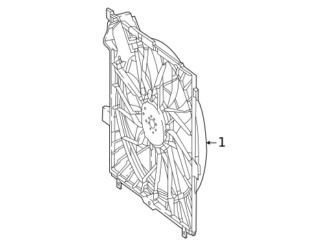 Cooling Fan for 2025 Mercedes-Benz G 550 #0