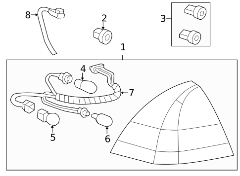 Tail Lamps for 2021 Chevrolet Malibu #10
