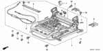 81113S6MJ01ZA - Interior/Bumper: COVER, WALK IN BRACKET *NH167L* (GRAPHITE BLACK) for Acura Image