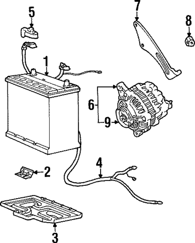 3720027000 - : Battery Cable Harness for Hyundai Image