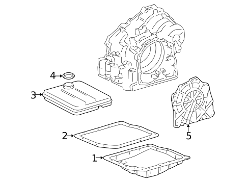 Transaxle Parts for 2001 Lexus RX300 #0