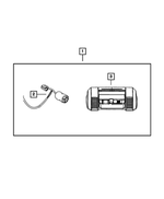 82210208AC - Mopar Accessories - Component Parts: Vehicle Navigation Kit for Mopar Image image