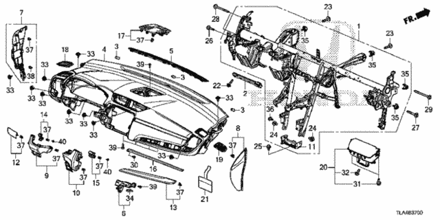 Instrument Panel for 2018 Honda CR-V #0