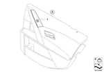 61316951956 - : Window Lifter Switch, Passenger Side for BMW Image