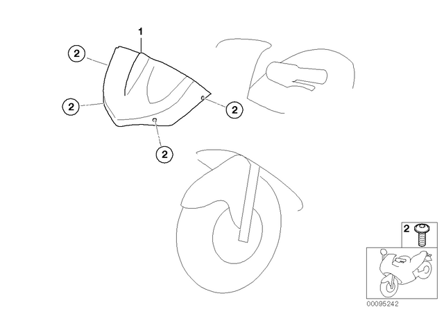 46637658362 - : Instruments Cover         for BMW-Motorrad Image