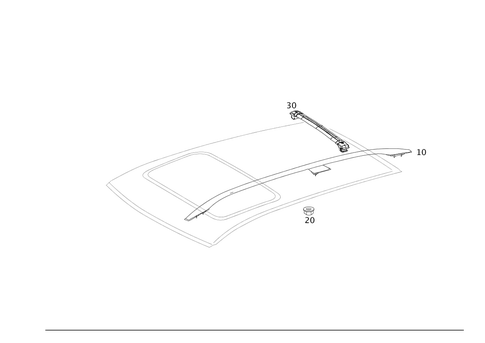 Roof Railing for 2011 Mercedes-Benz GL550 #0
