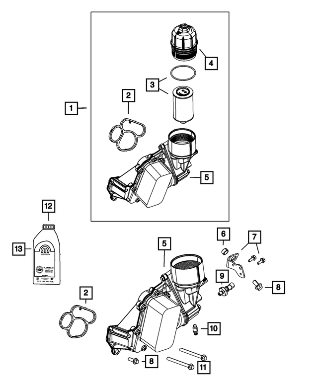 68231020GC - : 5w40 Engine Oil, Export for Mopar Image
