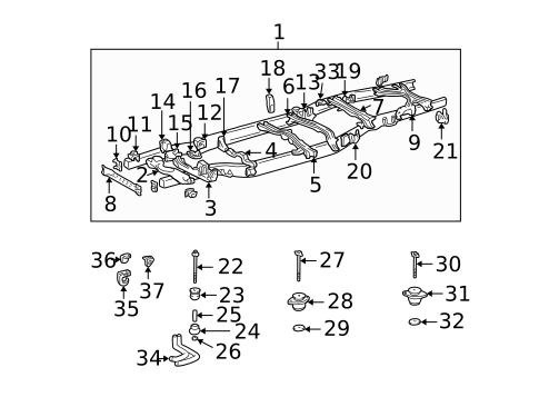 Frame & Components for 2006 Toyota Tundra #0