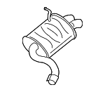 30733164 - : Rear Muffler for Volvo Image