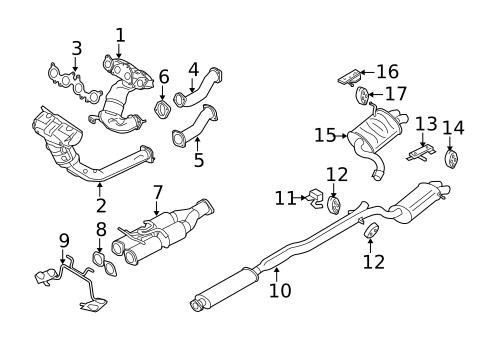 Catalytic Converter for 2010 Volvo XC90 #0