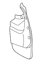 766260C070 - : 2008-2022 Toyota Sequoia - Mud Guard for Toyota: Sequoia Image