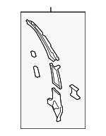 610340C011 - Body: Pillar Reinforced for Toyota: Sequoia Image