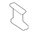 617770C010 - Body: Quarter Extension Retainer Bracket for Toyota: Sequoia Image