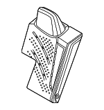 52205A35586 - Body: Seat Back Pad for BMW: iX Image