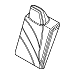 52205A04EF1 - : Seat Back Cover for BMW Image