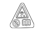 1635845926 - Body: Caution Label for Mercedes-Benz Image