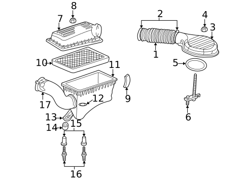 Air Intake for 1999 Dodge Durango #0